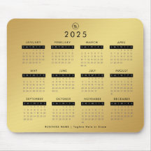 Gold Gradient 2023 Calendar Benutzerdefiniertes Fi