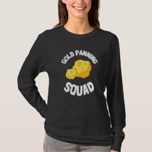 Gold Gravur und Gold Panning Gold Nugget Heartbea T-Shirt