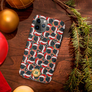 Gold Grün Brussels Griffon Süßer Hund Weihnachten Case-Mate iPhone Hülle