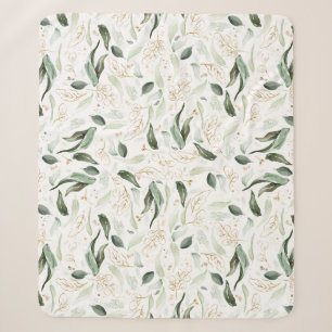 Gold Grün Foliage Elegant Weiß Romantisch Sherpadecke