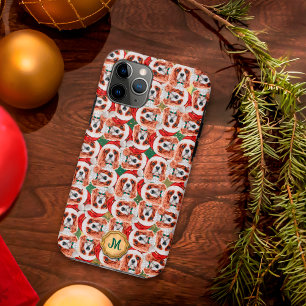 Gold Grüner Cavalier Spaniel Süßer Hund Weihnachte Case-Mate iPhone Hülle