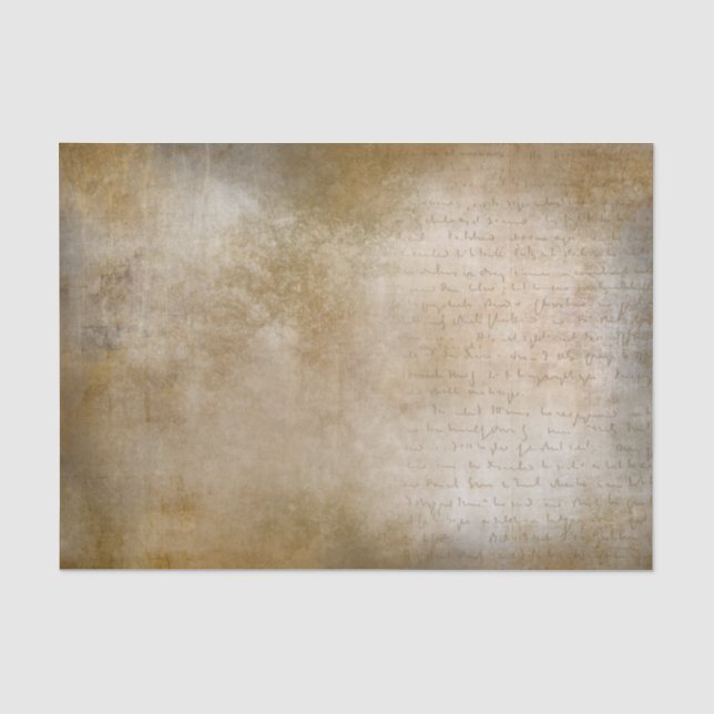 Gold Grunge Hintergrund mit Skript Seidenpapier (Vorderseite)