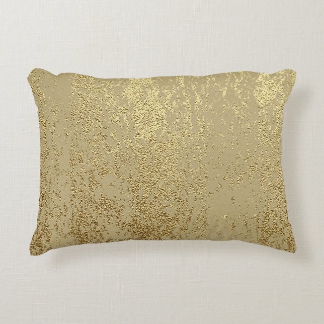 Gold-Grunge-Textur zur Erzeugung von Not leidenden Dekokissen (Vorderseite)