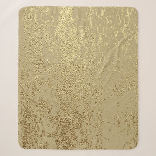 Gold-Grunge-Textur zur Erzeugung von Not leidenden Sherpadecke