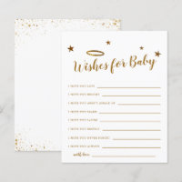 Gold Halo Heaven Sent Dusche Wünsche für Baby