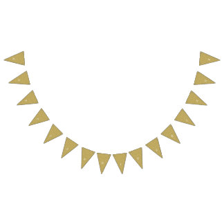 Gold Happy Jubiläum Wimpelkette