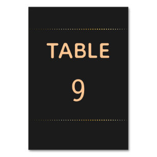 Gold Heart Homme Mariage   Numéro de table