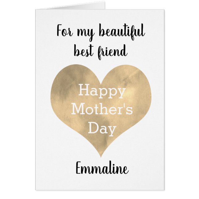 Gold Heart Mother's Day Friend (Vorne)