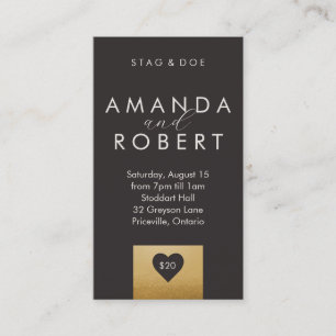 Gold Heart Stag & Dose Ticket