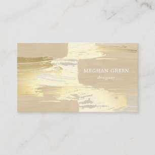 Gold hebt Abstrakte Minimalistische Visitenkarte a
