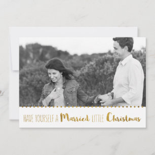 Gold, heiraten und helles Weihnachten - Merken Sie Save The Date