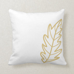 Gold Herbstleaf Pillow Kissen