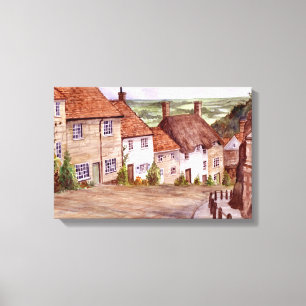 Gold Hill Shaftesbury Canvas Print Leinwanddruck