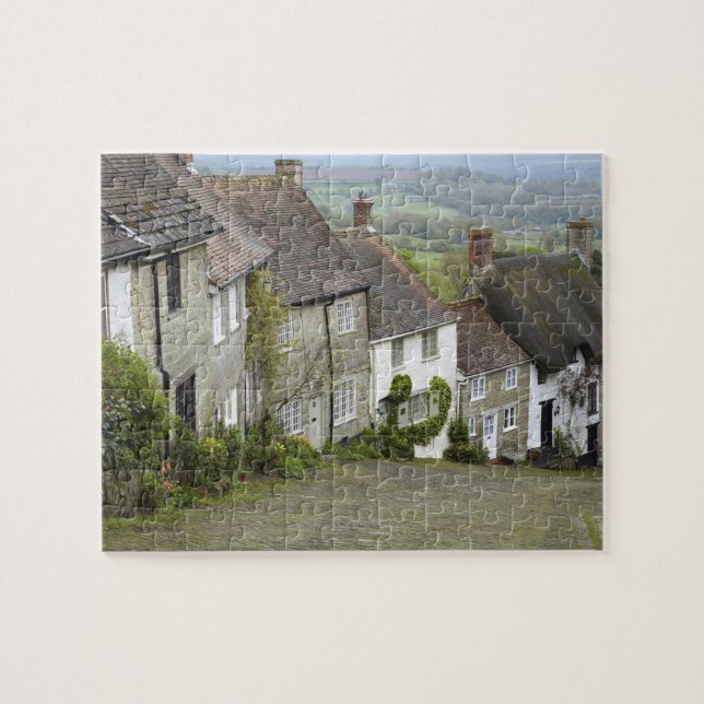 Gold Hill, Shaftesbury, Dorset, England, Vereinigt (Horizontal)