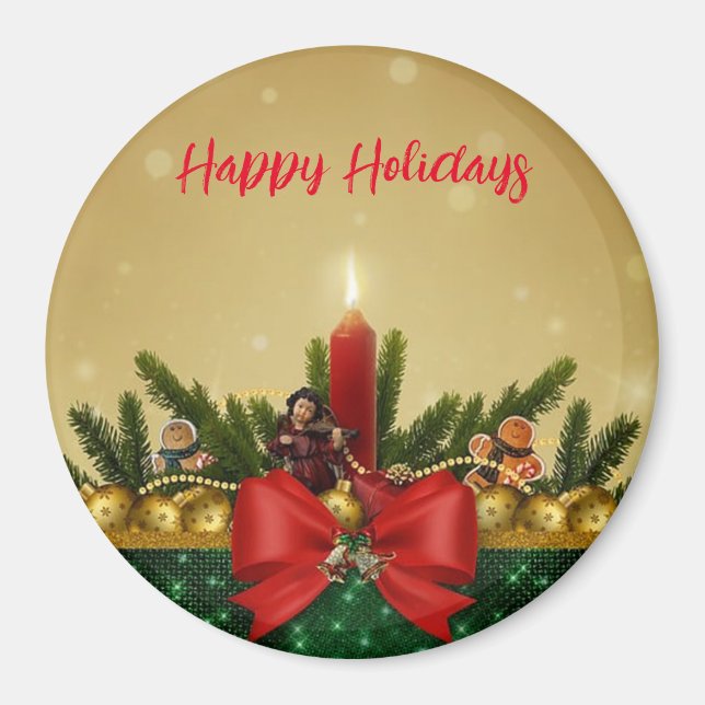 Gold Hintergrund mit Pine Tree und Saint and Fat Magnet (Vorne)