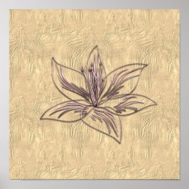 Gold Holidays Vibe Poster