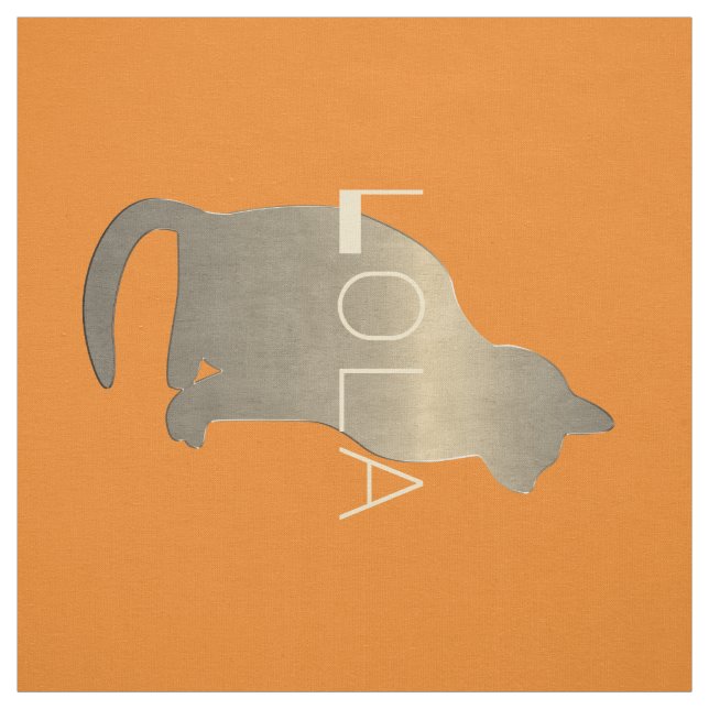 Gold Holidays Vibe Stoff (Muster)