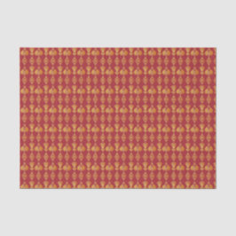 Gold Holly Stars Holiday Glitzer Seidenpapier