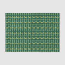 Gold Holly Stars Holiday Glitzer Seidenpapier