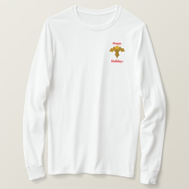 Gold Holly T - Shirt (Design vorne)