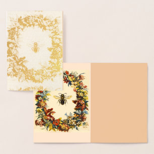 GOLD HONEY BEFINDET SICH MIT BLUMENKROWN FOLIENKARTE