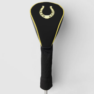 Gold Horseshoe Golf Headcover
