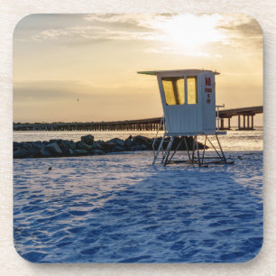 Gold Hour Destin East Pass Coaster Set Getränkeuntersetzer