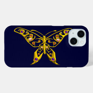 GOLD HYPER BUTTERFLY MIT GEMSTONEN, blau title_seo2