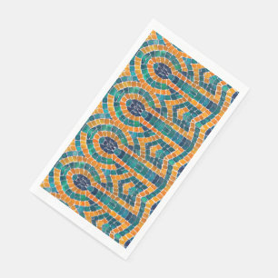 GOLD ICONS MOSAIC geht Handtuchpapier Napkins Serviette