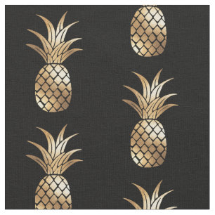 Gold Imitat Ananas Stoff