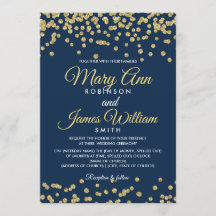 Gold Imitate Glitzer Confetti Hochzeitsnacht