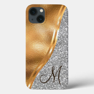 Gold Imitats Foil, Name und Monogram Case-Mate iPh iPhone Hülle