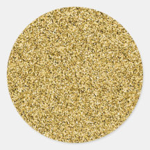 Gold Imitats Glitzer Umschlag Aufkleber
