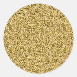 Gold Imitats Glitzer Umschlag Aufkleber