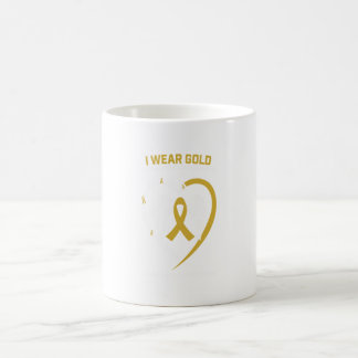 Gold in Erinnerung an die Kindheit der Großtochter Kaffeetasse