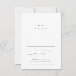 Gold Infinity Symbol Minimal Chic RSVP Karte