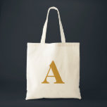 Gold Initial Alphabet Tragetasche<br><div class="desc">Dies ist Ihre perfekte Tasche für den täglichen Gebrauch. Es ist haltbar,  niedlich,  stilvoll,  geräumig und schön gemacht. Dieses personalisierte Gold Initial Alphabet Monogramm niedlich Vintag danke Ihnen tote Tasche ist die beste Geschenkidee für jeden.</div>