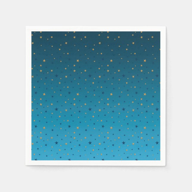 Gold ist blau. serviette (Vorderseite)