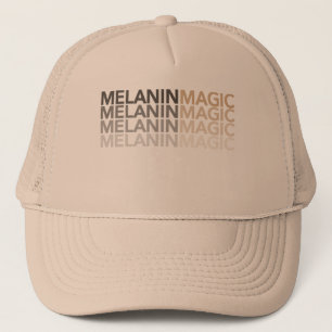 Gold ist schönes Melanin-Magie-Chic Truckerkappe