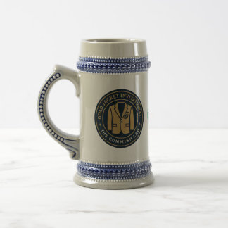 Gold Jacket Invitational Fantasy Football Stein Bierglas