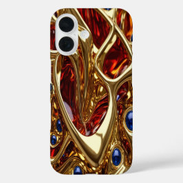 Gold & Jewels #37 - iPhone 16 Hüllen