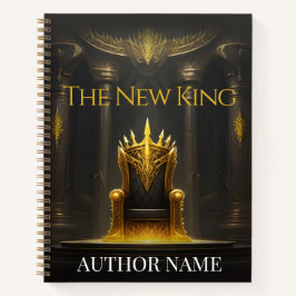 Gold King Throne Book Cover Inspiration Notebook Notizbuch