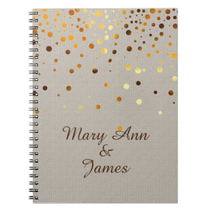 Gold Konfetti Glitter Faux Folie Lila Bastel Notiz Notizblock