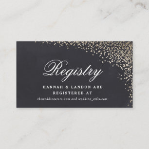 Gold Konfetti Imitate Folie Hochzeitskarte Begleitkarte