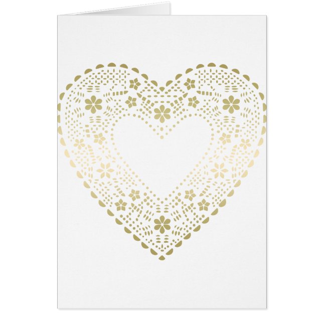 Gold Lace Heart (Devant)