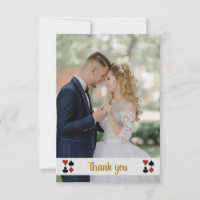Gold Las Vegas Wedding Foto Vielen Dank