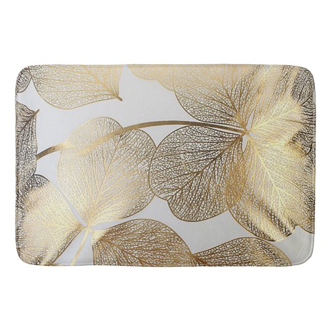 Gold Leaf Bath Mat Badematte (Vorderseite)