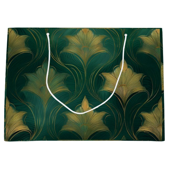 Gold Leaf Große Geschenktüte (Vorderseite)
