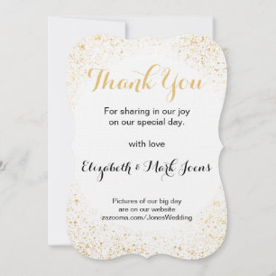 Gold Leaf Spry Vielen Dank, dass Sie eine Karte