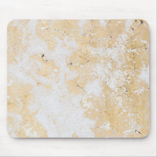 Gold Leaf White Marble Texure Pattern Hybird Mousepad